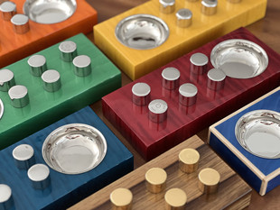 单人位钢琴烤漆 艾迪布尔烟缸 法国Elie Bleu雪茄烟灰缸