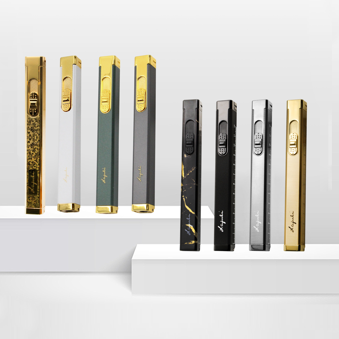 lafuli自带通针充气雪茄打火机