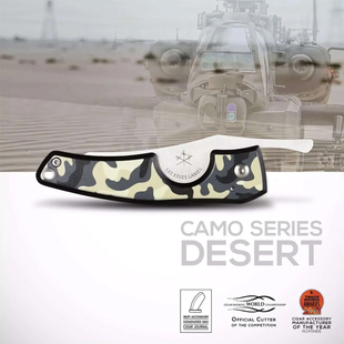 法国Les Lames雪茄刀实木彩漆迷彩系列刀片可打磨CC0201102 Fines