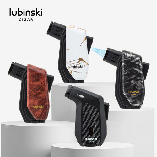 Lubinski双火雪茄打火机迷你喷枪