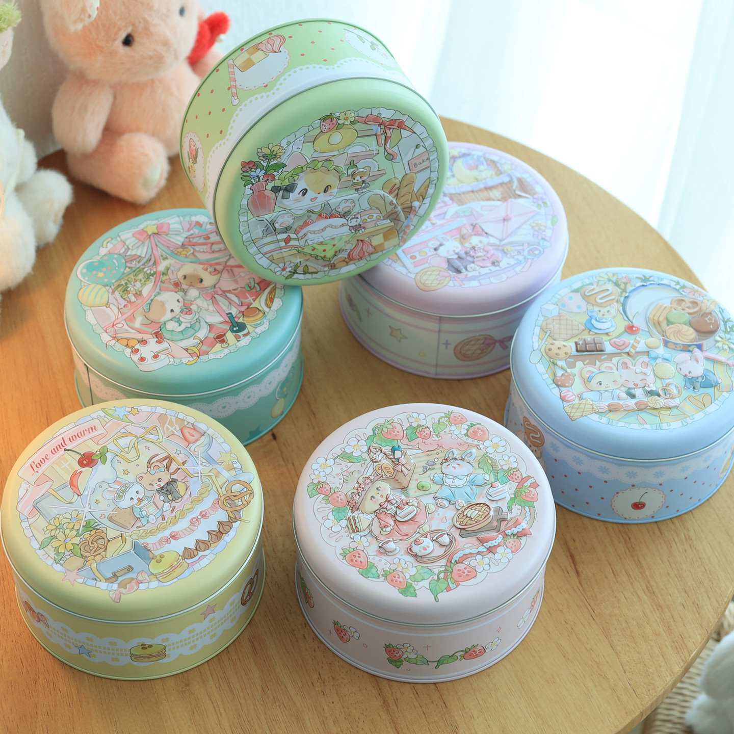 2026年圣诞新年马口曲奇饼干包装盒可可脆片盒雪花酥罐马口铁罐空