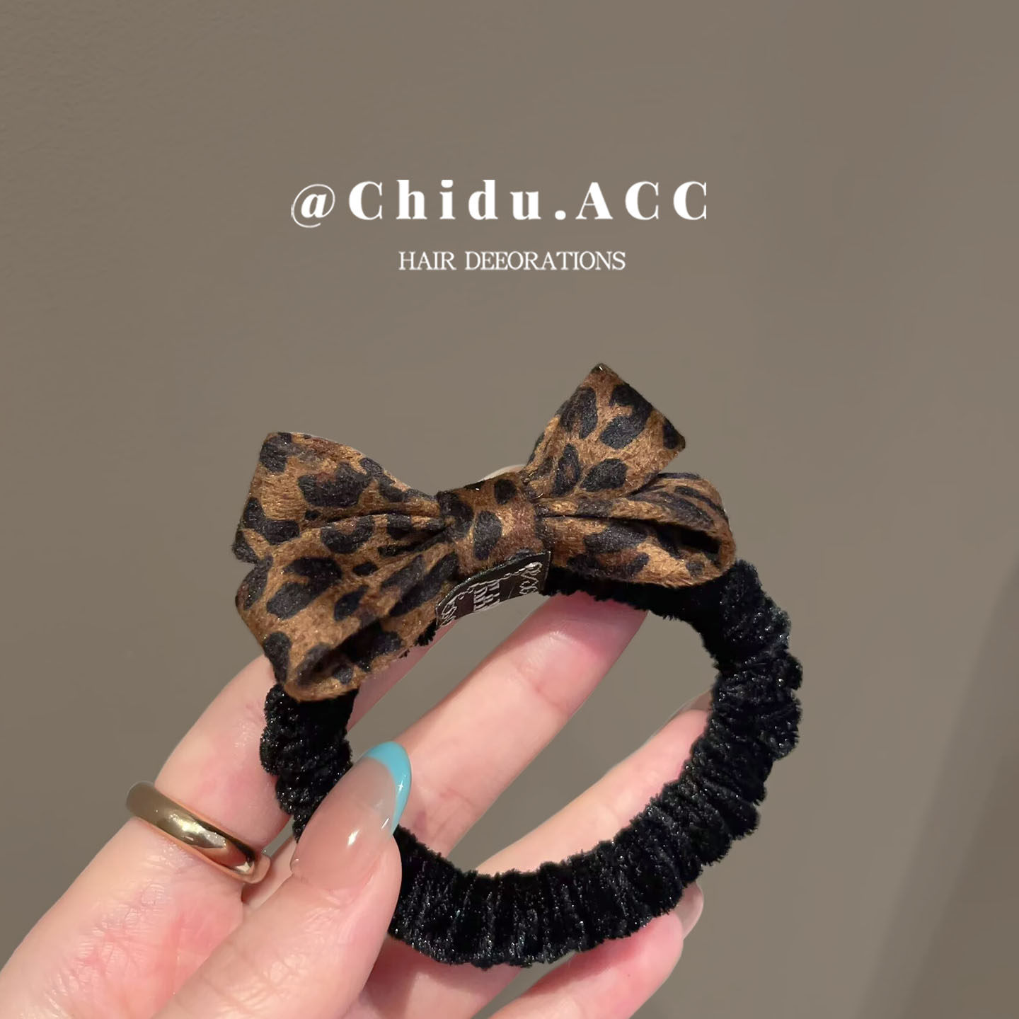豹纹蝴蝶结发圈女2025新款皮筋头绳扎头发绳头花千禧风复古发饰秋,饰品/流行首饰/时尚饰品新,发饰,淘宝优惠券,粉丝福利购,淘宝优惠卷