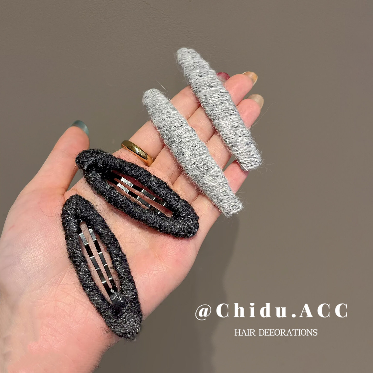 韩系新款水貂毛手绕毛线发夹刘海夹碎发边夹简约百搭侧边夹发卡子,饰品/流行首饰/时尚饰品新,发饰,淘宝优惠券,粉丝福利购,淘宝优惠卷