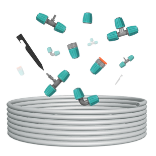 屋顶喷水降温配件大全水管滴管家用养花农业用喷灌全套设备设施