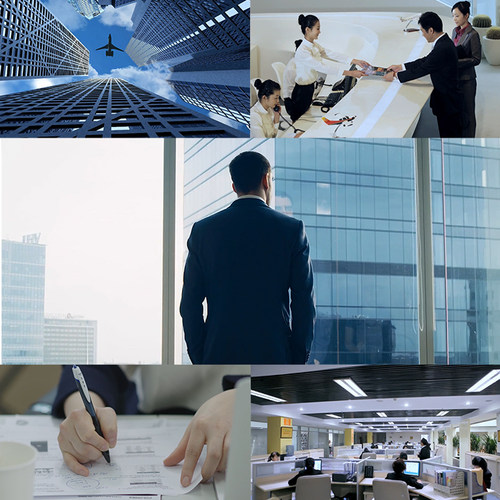 金融会议合作办公洽谈商务合作签约保险企业白领高清实拍视频素材