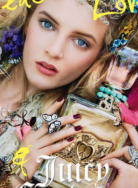 A387欧美香水海报设计657P图片素材创意参考模特时尚人物图库