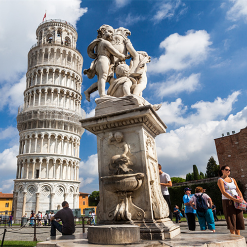 B598世界建筑奇观奇迹比萨斜塔高清摄影艺术作品精萃图片素材