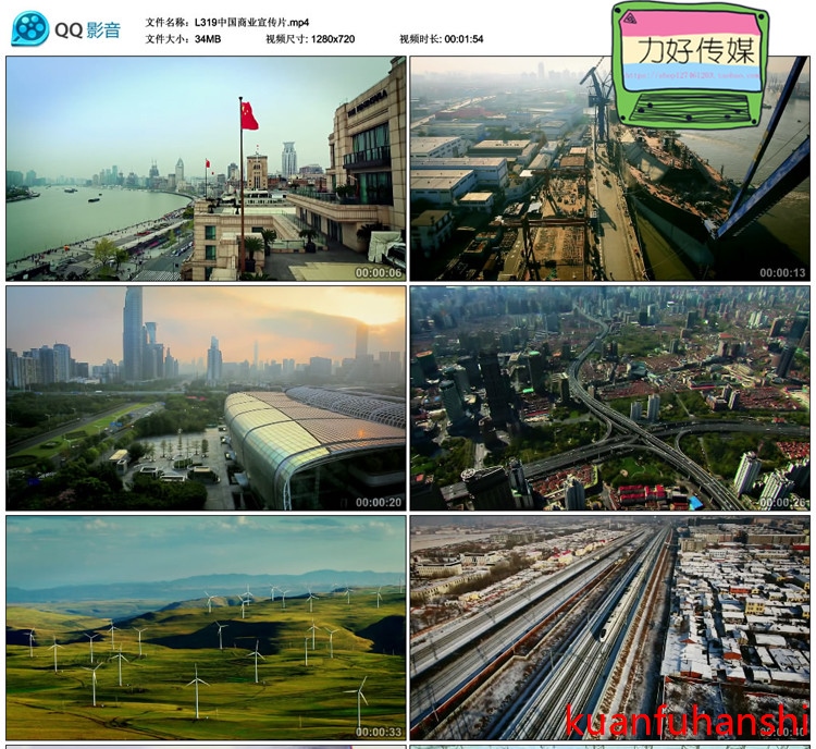 中国商业宣传片视频素材金融能源发展北京立交桥上海东方明珠