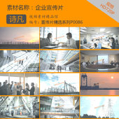 外国企业宣传片高清视频素材商务人士接待洽谈合作办公室建筑视频