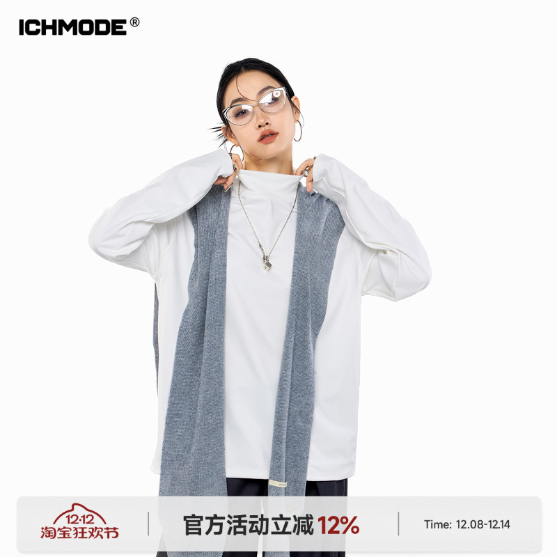 美式休闲百搭长袖T恤女打底衫