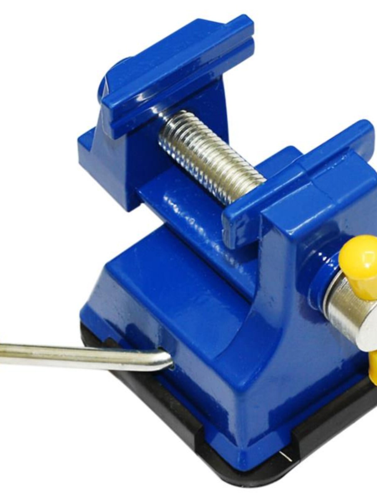 带吸盘 金属迷你小台钳 迷你钳台 小型台虎钳 可吸附桌面