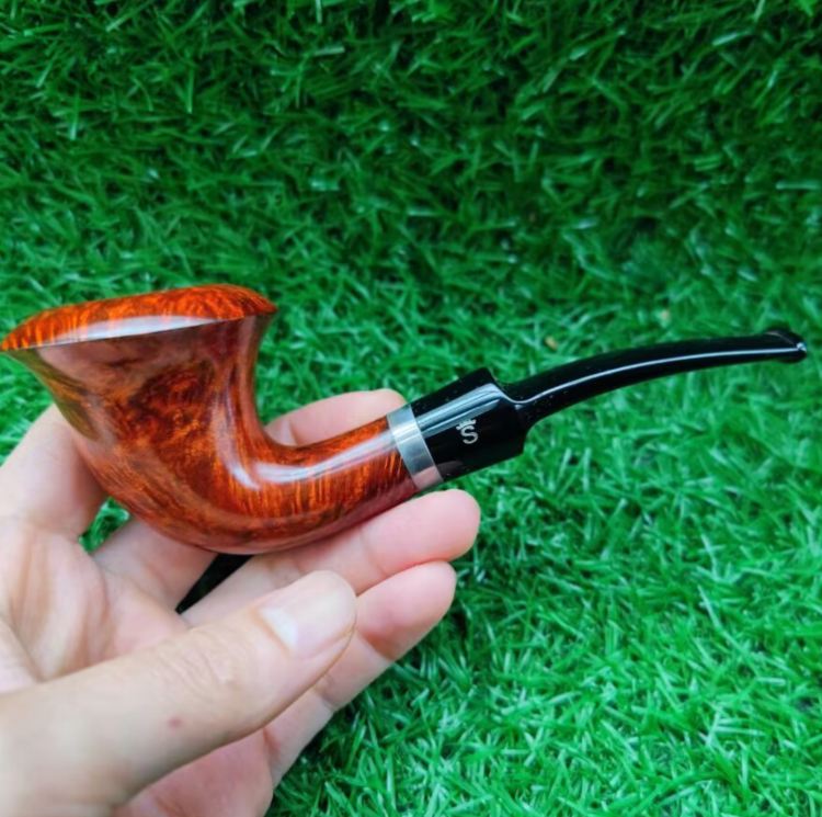 丹麦进口STANWELL史丹威石楠木162号银圈烟斗9MM复兴系列礼盒装