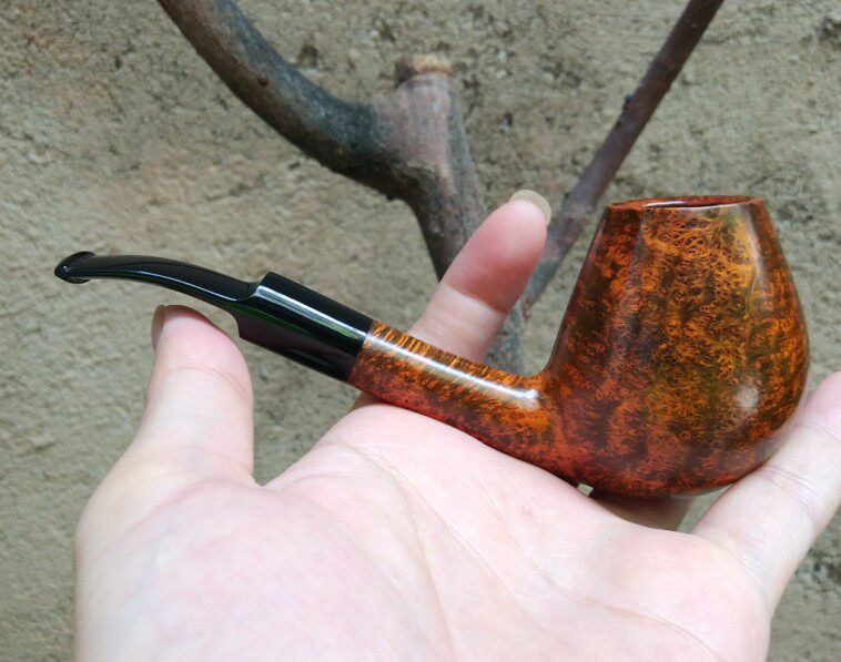 北欧绝响平a时期拉森w.o.larsen石楠木经典鹅蛋烟斗select斗丝用