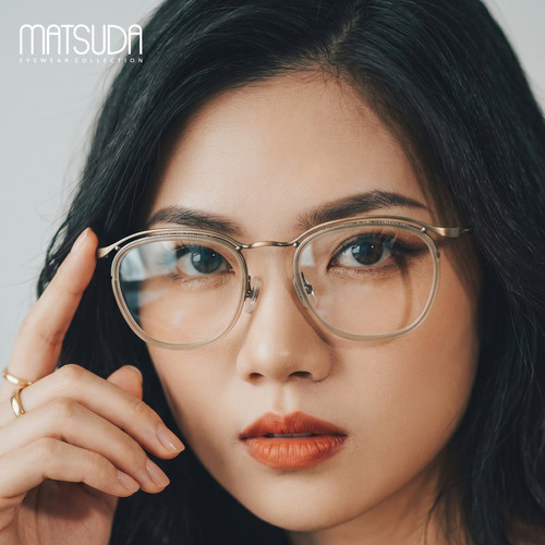 日本MATSUDA松田超轻手工眼镜框
