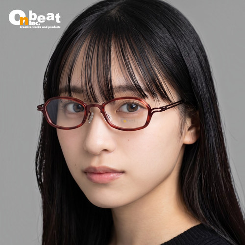 日本ONBEAT纯钛超轻小脸全框眼镜