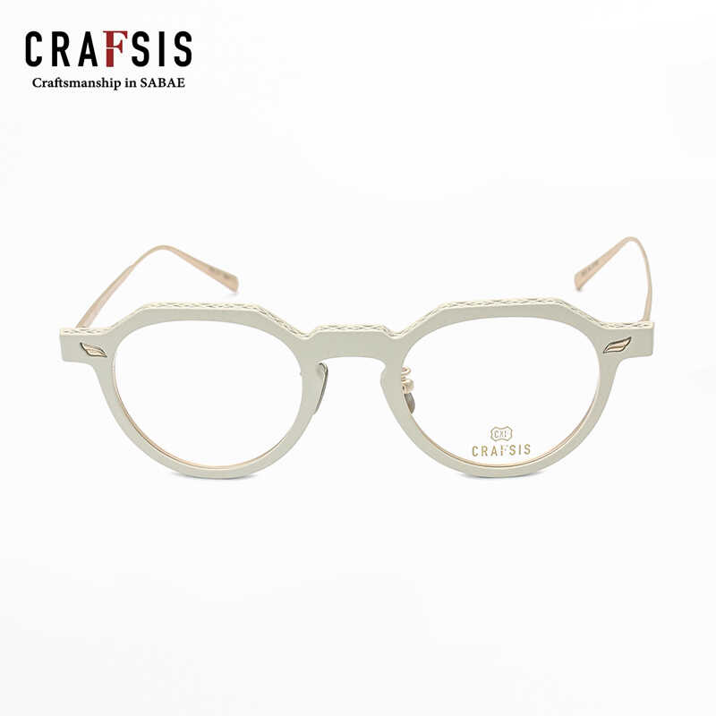 日本Crafsis商务纯钛超轻眼镜框