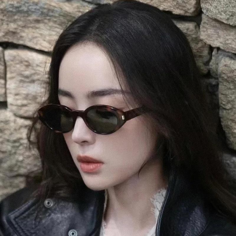 SaintLaurent娜扎同款小框墨镜
