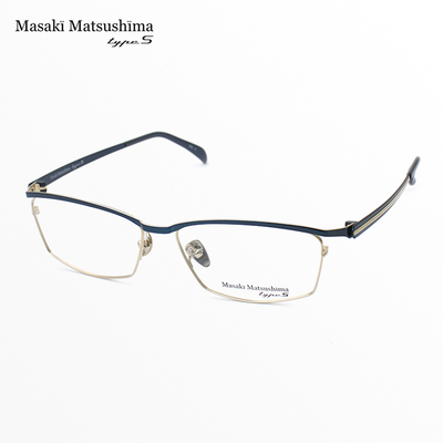 Masaki松岛正树纯钛男眼镜框商务