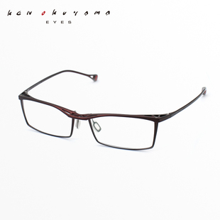 日本Ken Okuyama奥山清行手工眼镜框男纯钛商务全框近视眼镜架212