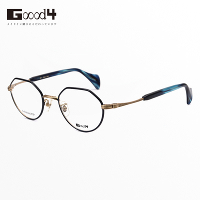 日本GOOOD4超轻纯钛47mm小框眼镜