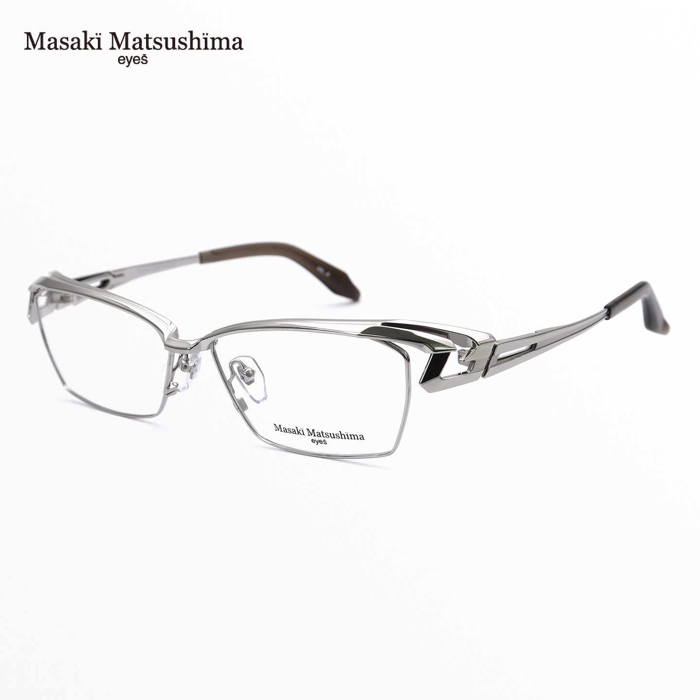 日本MASAKI松岛正树眼镜框男款全框大脸加宽纯钛近视眼镜架MF1308
