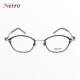 日本Onbeat眼镜框女小众超轻纯钛46mm小框时尚 手工近视眼镜架814