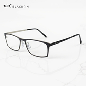 Blackfin眼镜框男近视超轻纯钛方框商务大脸男士 手工眼镜架BF913