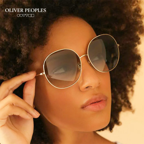 OliverPeoples高级感圆框墨镜