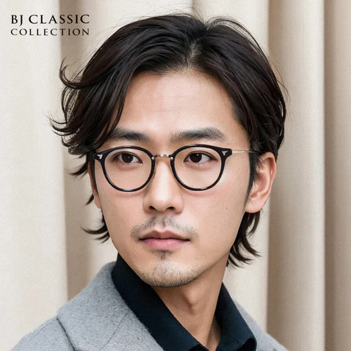 日本BJCLASSIC纯钛复古眼镜框
