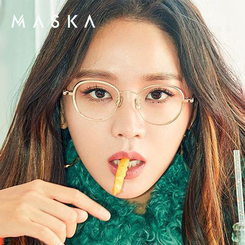韩国MASKA申惠善同款纯钛眼镜框