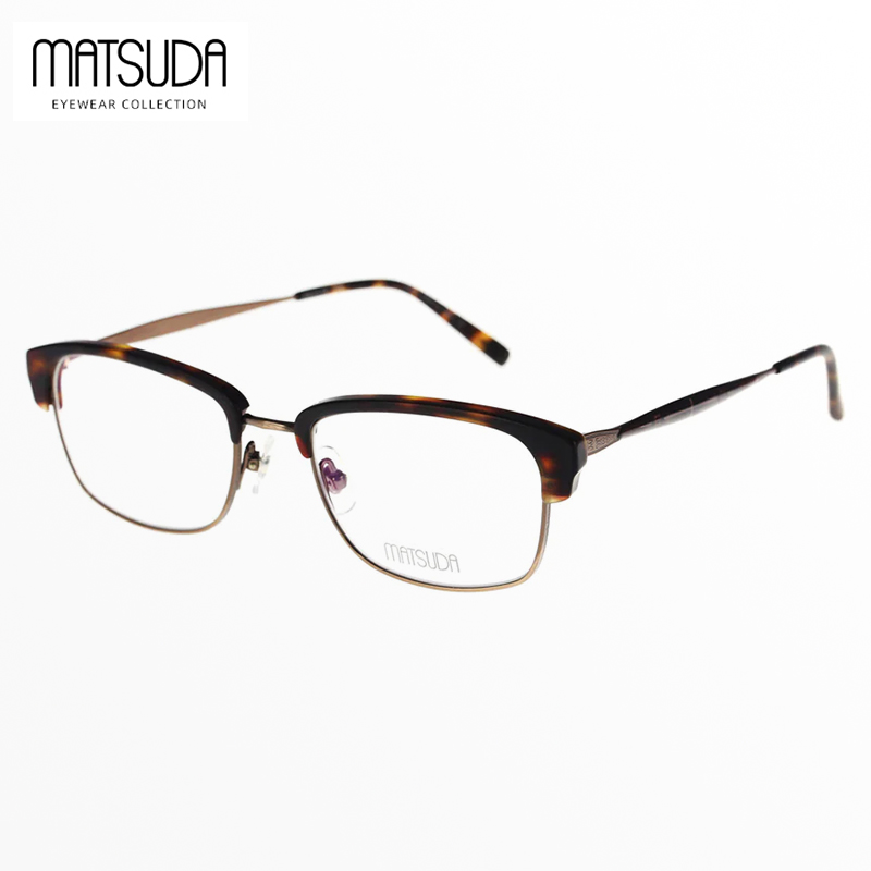 Matsuda松田眼镜方框纯钛男超轻