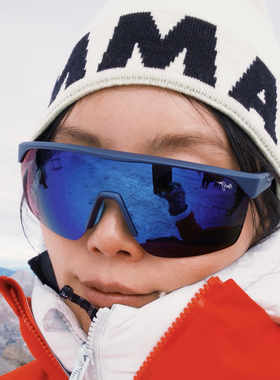 MAUI JIM茂宜睛墨镜偏光半框一片式运动防紫外线太阳镜MJ0596SA