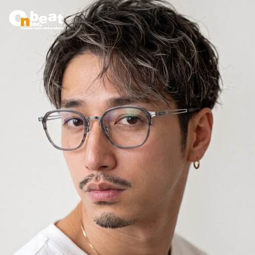 日本ONBEAT时尚纯钛超轻商务眼镜
