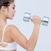 Joinfit纯钢电镀小哑铃一对瘦臂初学者练臂肌男士 健身家用哑铃女