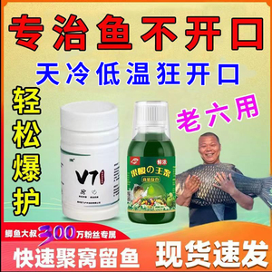 鲫鱼大叔V7同款钓鱼小药开口果炫黑坑野钓诱鱼粉添加剂专用大混养