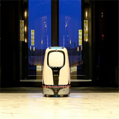 洛必德酒店智能配送机器人对话广告展示取物迎宾公寓送物机器人