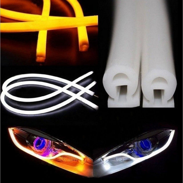 热卖汽车led泪眼灯导光条软灯条