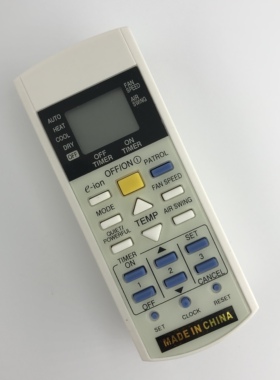 英文版松下空调遥控器A75C3298 代替A75C2817 A75C3182 A75C3184