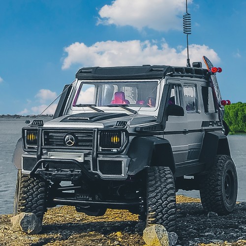 越野车g500攀爬四驱奔驰莽牛模型