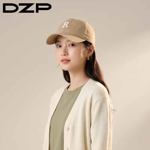 DZP 潮流 R 字母棒球帽男女春夏透气舒适百搭显瘦遮阳帽子