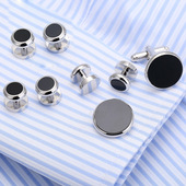cufflink 精品现货供应门襟钉 袖 正装 钉 衣领扣礼服扣