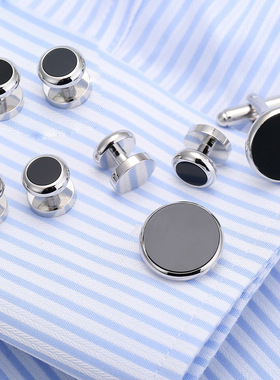 精品现货供应门襟钉 正装衣领扣礼服扣 袖钉 cufflink