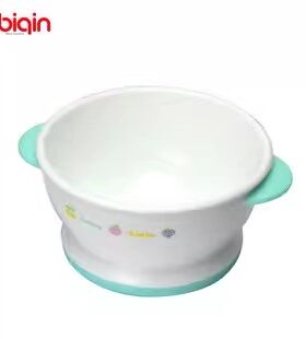 比亲儿童餐具 宝宝碗训练碗婴儿碗吸壁碗 带双耳小童餐碗