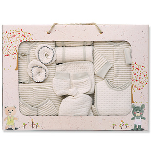 送礼百天周岁送产妇 儿见面礼盒婴儿礼物满月礼衣服套装 特价 新生