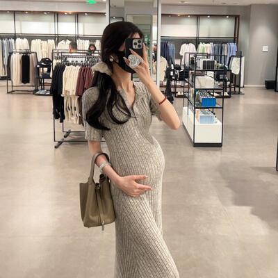 优雅法式气质高级感慵懒长裙