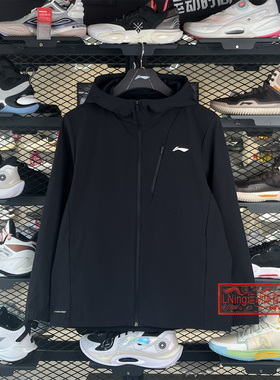 李宁2026春季新款风衣男子透气休闲舒适防泼水运动风衣AFDW123
