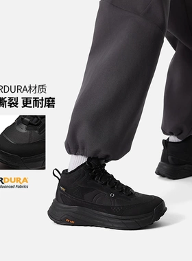 李宁男休闲鞋2024冬季新款星途2加绒保暖中帮雪地靴运动鞋AGLU245