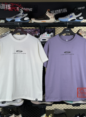 李宁2026夏季新款T恤反伍BADFIVE男子舒适休闲短袖文化衫AHSW163