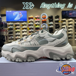 休闲鞋 李宁2025冬季 户外透气防滑山行男子经典 登山鞋 AGCV247 新款