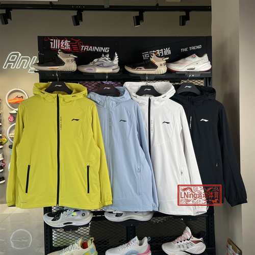 李宁男子全天候机能薄风衣